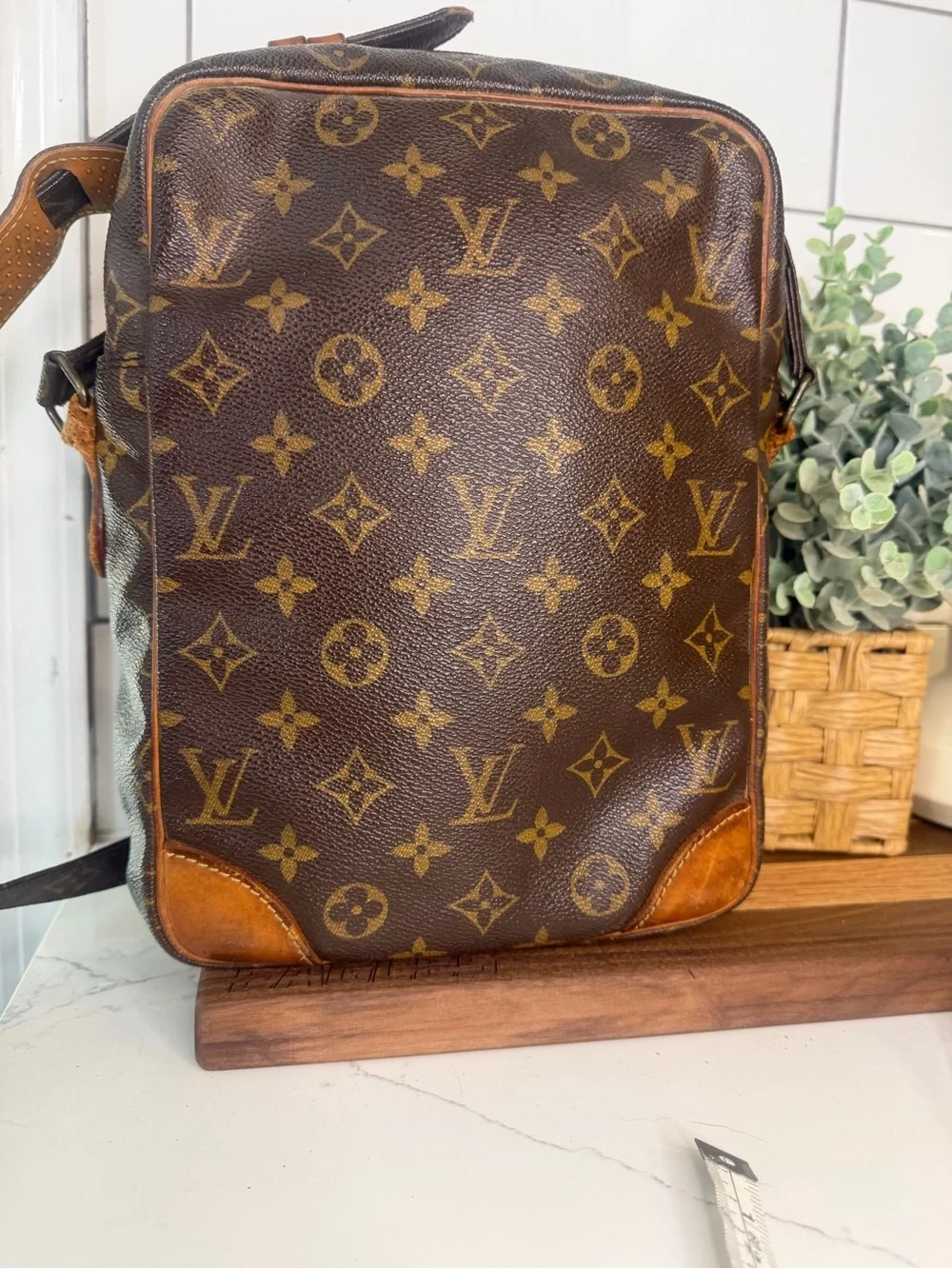 Authentic Louis Vuitton Danube MM size crossbody (vintage)